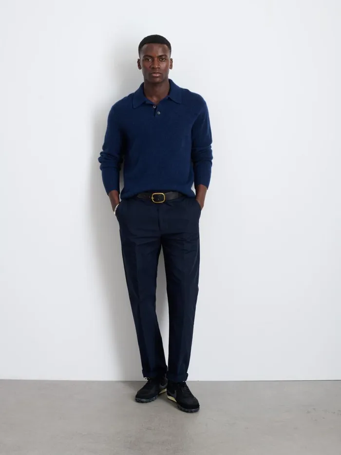 Grant Trouser In Cotton Twill Dark Navy Men Alex Mill Suiting Blazers Grant Trouser In Cotton Twill Dark Navy Men Alex Mill Suiting Blazers