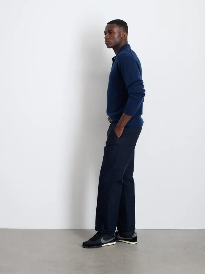 Grant Trouser In Cotton Twill Dark Navy Men Alex Mill Suiting Blazers Grant Trouser In Cotton Twill Dark Navy Men Alex Mill Suiting Blazers