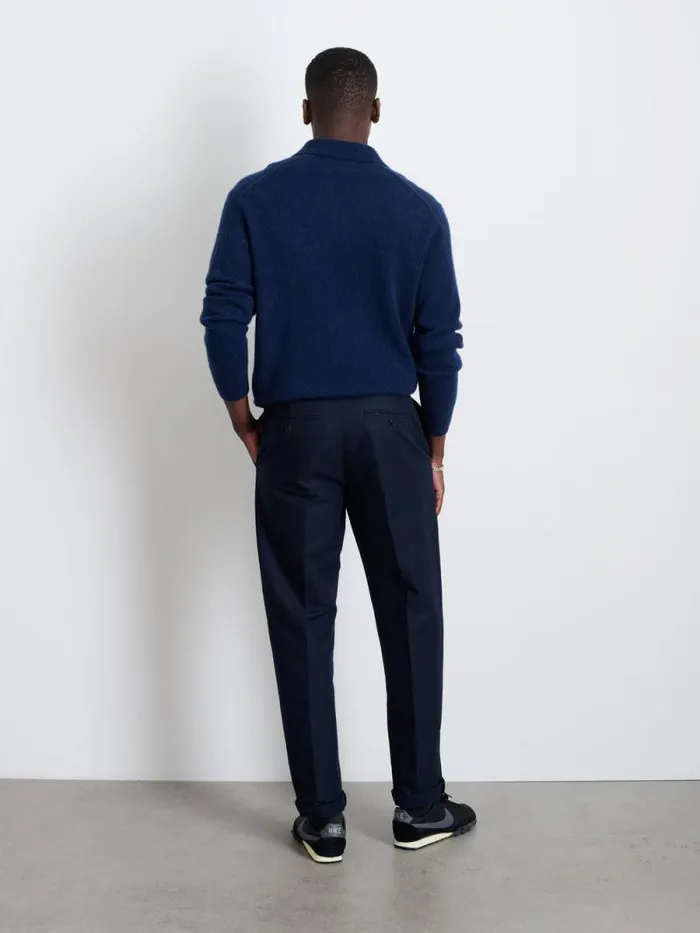 Grant Trouser In Cotton Twill Dark Navy Men Alex Mill Suiting Blazers Grant Trouser In Cotton Twill Dark Navy Men Alex Mill Suiting Blazers