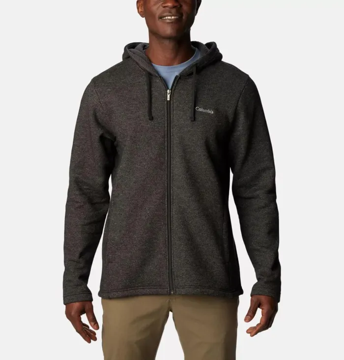 Great Hart Mountain Full Zip Hoodie Black Heather Mens Columbia Sportswear Jackets and Vests Great Hart Mountain Full Zip Hoodie Black Heather Mens Columbia Sportswear Jackets and Vests