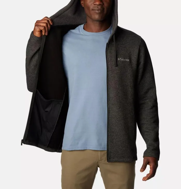 Great Hart Mountain Full Zip Hoodie Black Heather Mens Columbia Sportswear Jackets and Vests Great Hart Mountain Full Zip Hoodie Black Heather Mens Columbia Sportswear Jackets and Vests