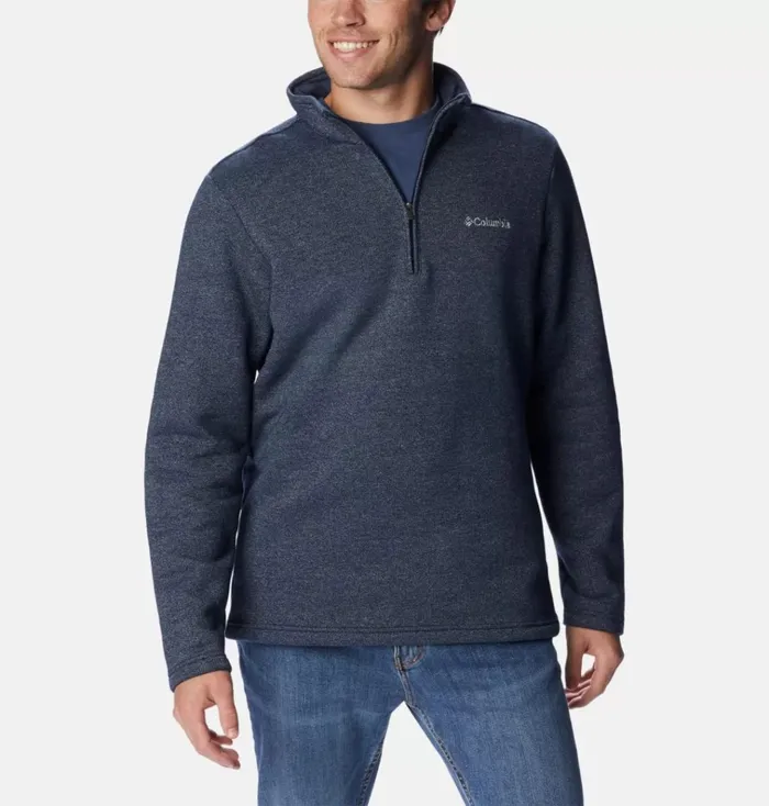 Great Hart Mountain III Half Zip Collegiate Navy Heather Mens Columbia Sportswear Sweatshirts and Hoodies Great Hart Mountain III Half Zip Collegiate Navy Heather Mens Columbia Sportswear Sweatshirts and Hoodies