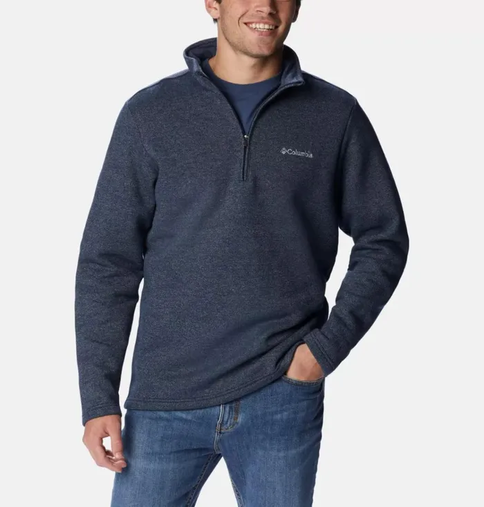Great Hart Mountain III Half Zip Collegiate Navy Heather Mens Columbia Sportswear Sweatshirts and Hoodies Great Hart Mountain III Half Zip Collegiate Navy Heather Mens Columbia Sportswear Sweatshirts and Hoodies