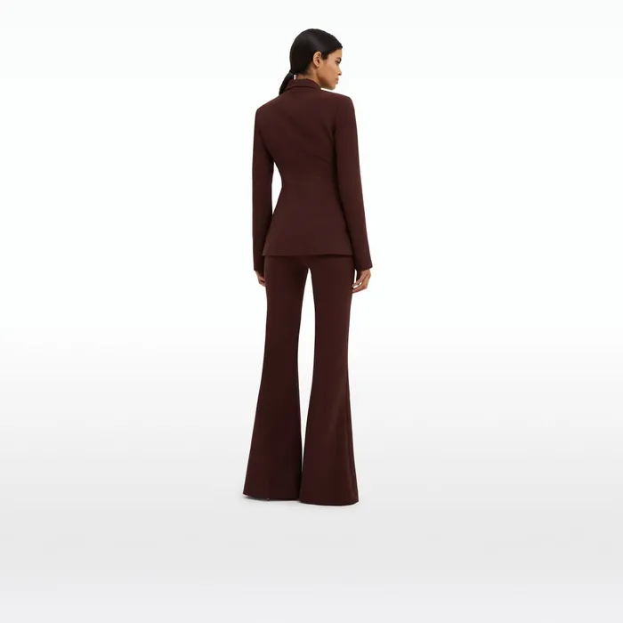Halluana Pecan Brown Trousers Women Safiyaa Trousers