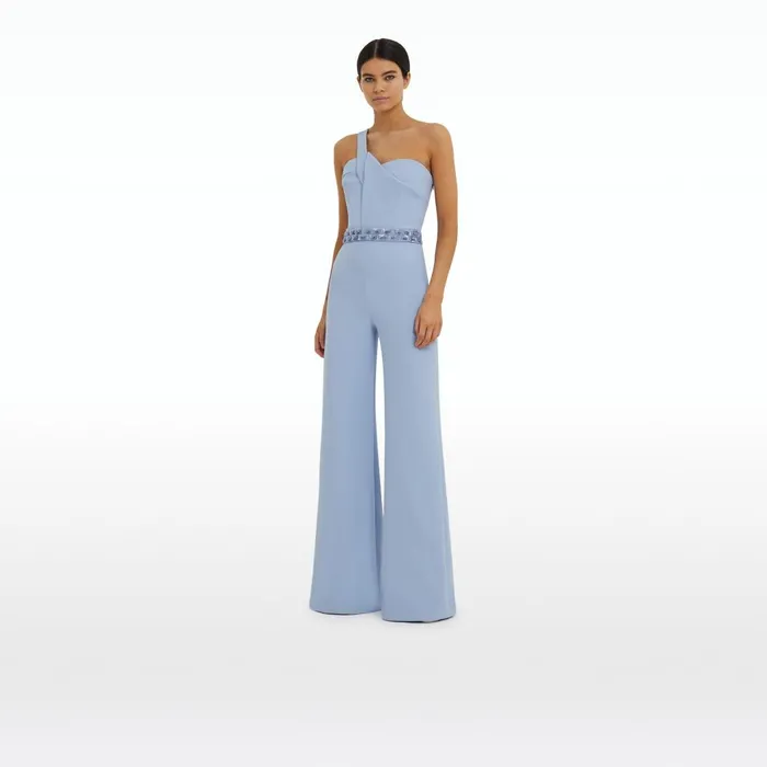 Halsey Soft Sky Jumpsuit Women Safiyaa Jumpsuits
