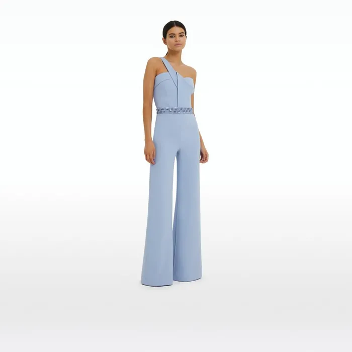 Halsey Soft Sky Jumpsuit Women Safiyaa Jumpsuits