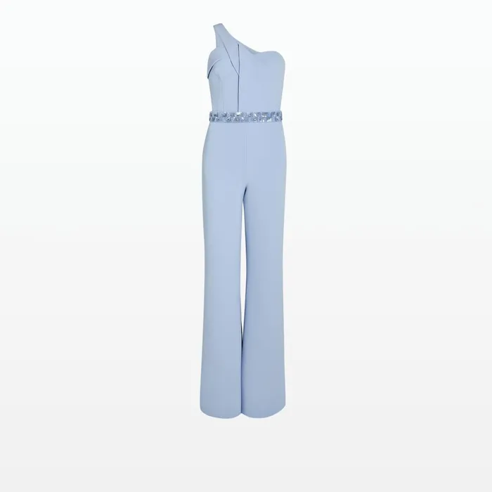 Halsey Soft Sky Jumpsuit Women Safiyaa Jumpsuits