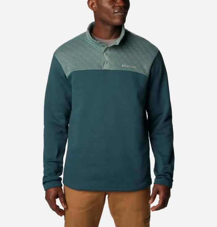 Hart Mountain Quilted Half Snap Pullover Metal Night Wave Mens Columbia Sportswear Pullovers and Tops Hart Mountain Quilted Half Snap Pullover Metal Night Wave Mens Columbia Sportswear Pullovers and Tops