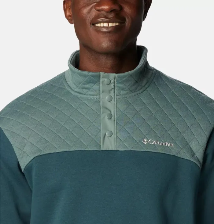 Hart Mountain Quilted Half Snap Pullover Metal Night Wave Mens Columbia Sportswear Pullovers and Tops Hart Mountain Quilted Half Snap Pullover Metal Night Wave Mens Columbia Sportswear Pullovers and Tops