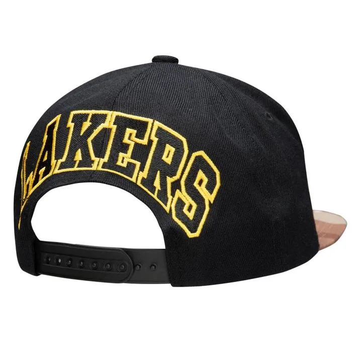 Hats and Headwear Men Mitchell and Ness Choco Camo Snapback HWC Los Angeles Lakers