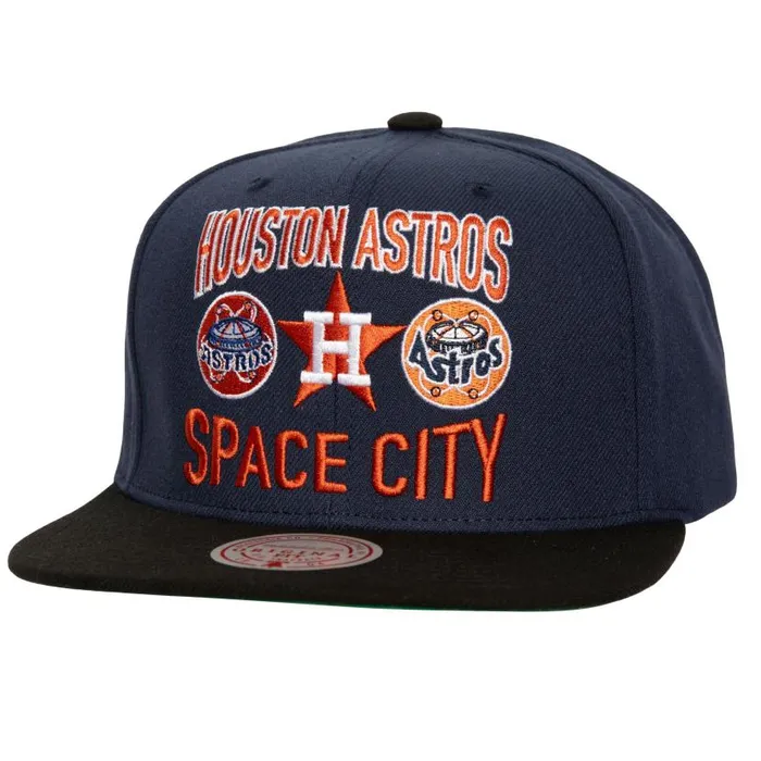Hats and Headwear Men Mitchell and Ness City Love Snapback Coop Houston Astros