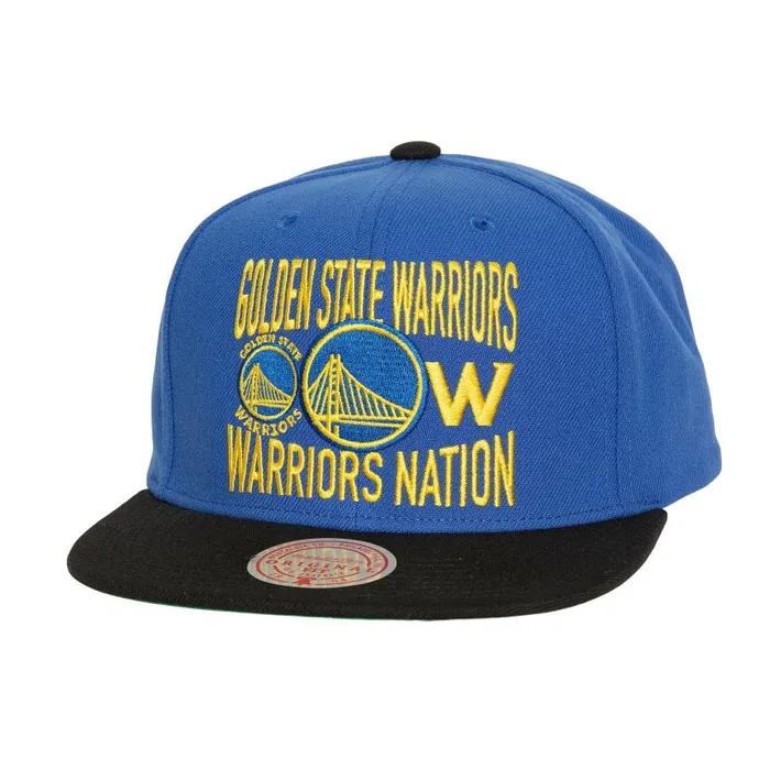 Hats and Headwear Men Mitchell and Ness City Love Snapback Golden State Warriors
