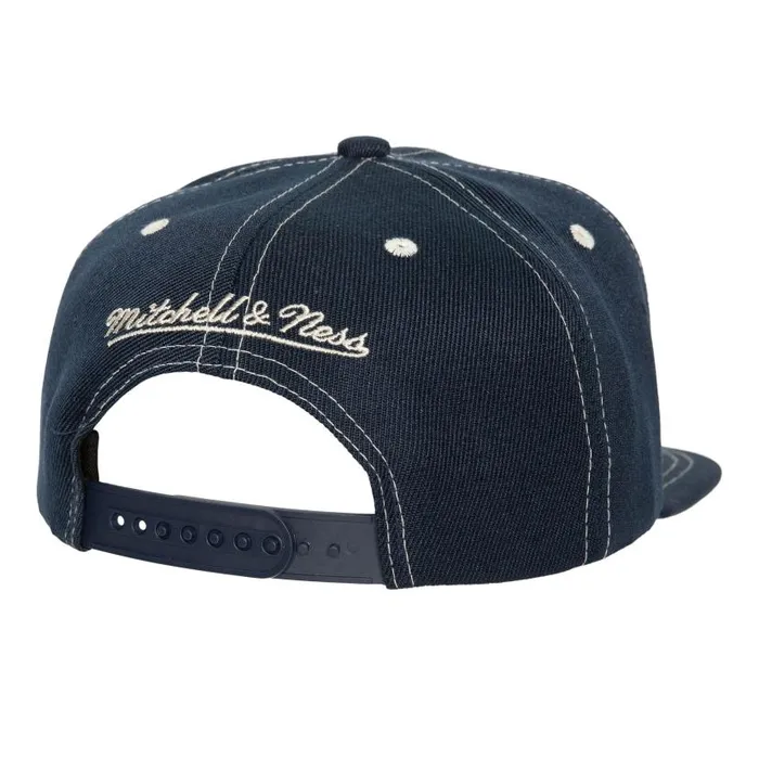 Hats and Headwear Men Mitchell and Ness Contrast Natural Snapback Seattle Kraken