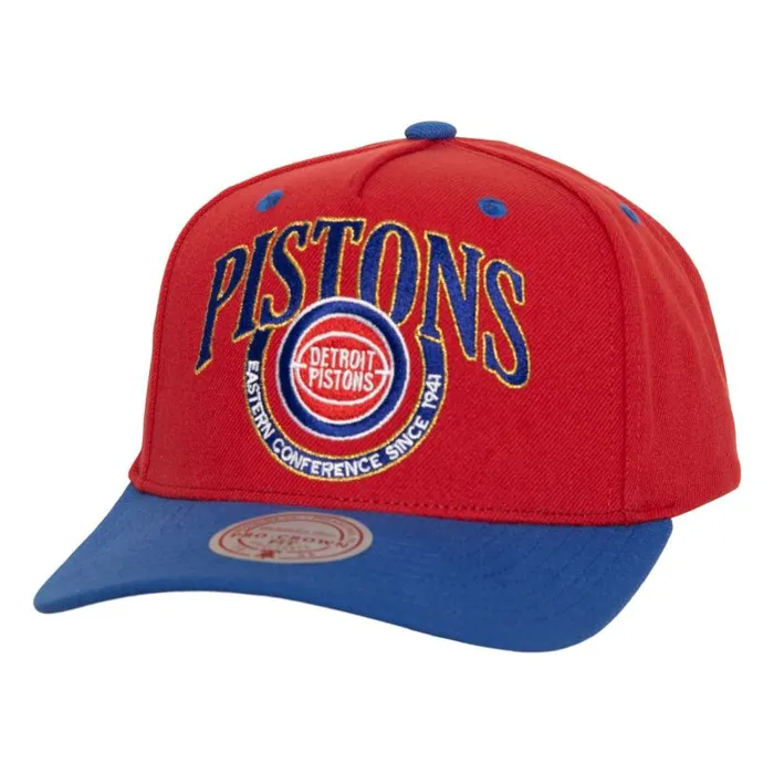 Hats and Headwear Men Mitchell and Ness Crown Jewels Pro Snapback HWC Detroit Pistons