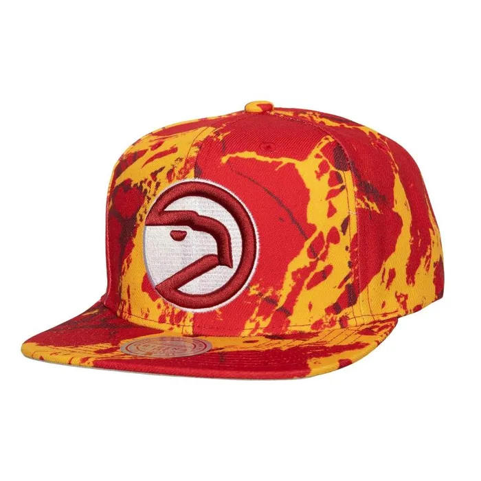 Hats and Headwear Men Mitchell and Ness Down For All Snapback HWC Atlanta Hawks