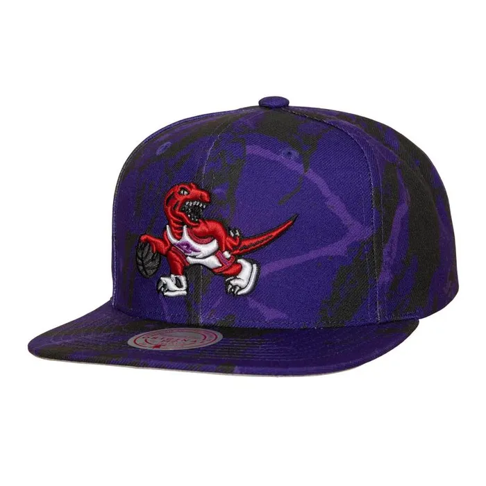 Hats and Headwear Men Mitchell and Ness Down For All Snapback HWC Toronto Raptors