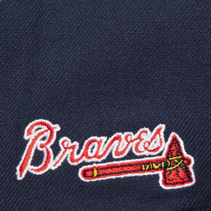 Hats and Headwear Men Mitchell and Ness Full Frontal Snapback Atlanta Braves Hats and Headwear Men Mitchell and Ness Full Frontal Snapback Atlanta Braves