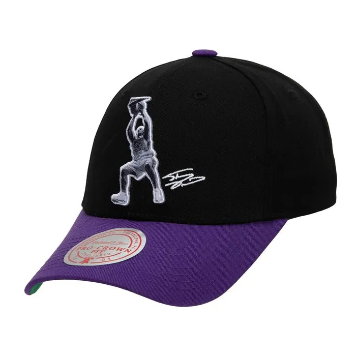 Hats and Headwear Men Mitchell and Ness Highlight Real Snapback HWC Los Angeles Lakers Shaquille O039Neal