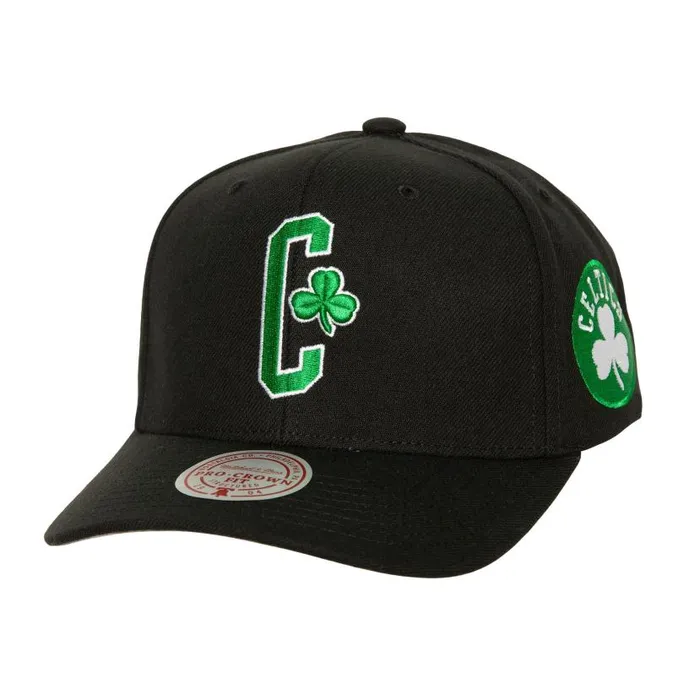 Hats and Headwear Men Mitchell and Ness Icon Grail Pro Snapback Boston Celtics
