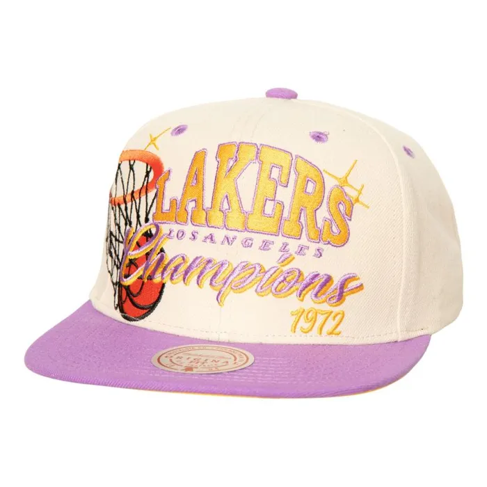Hats and Headwear Men Mitchell and Ness MandN X Melody Ehsani Champions Snapback Los Angeles Lakers Hats and Headwear Men Mitchell and Ness MandN X Melody Ehsani Champions Snapback Los Angeles Lakers