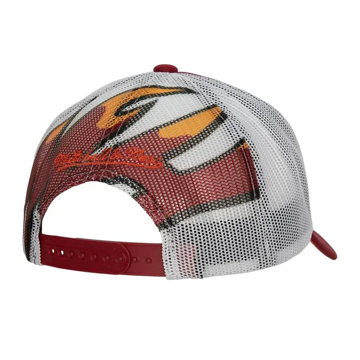 Hats and Headwear Men Mitchell and Ness Off The Backboard Trucker Snapback HWC Miami Heat Hats and Headwear Men Mitchell and Ness Off The Backboard Trucker Snapback HWC Miami Heat