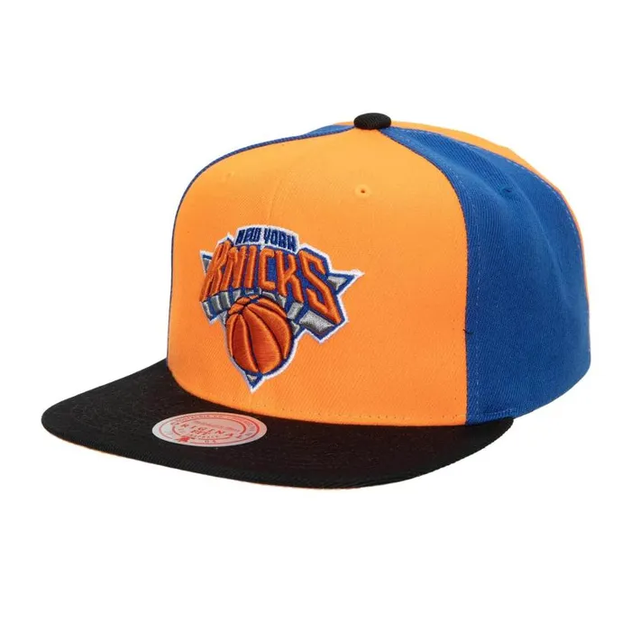 Hats and Headwear Men Mitchell and Ness On The Block Snapback New York Knicks