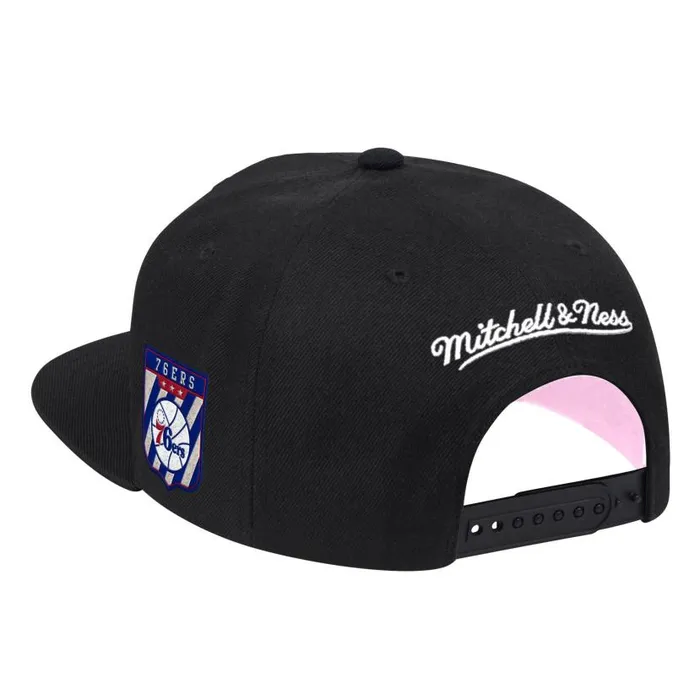 Hats and Headwear Men Mitchell and Ness Pink Under Script Snapback HWC Philadelphia 76ers Hats and Headwear Men Mitchell and Ness Pink Under Script Snapback HWC Philadelphia 76ers