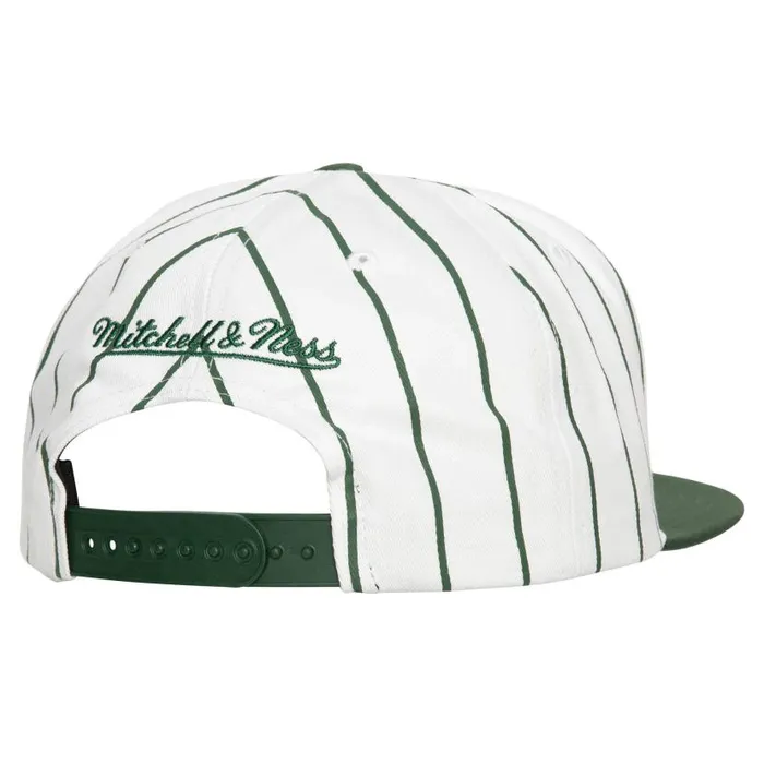Hats and Headwear Men Mitchell and Ness Retro Pinstripe Snapback Milwaukee Bucks Hats and Headwear Men Mitchell and Ness Retro Pinstripe Snapback Milwaukee Bucks
