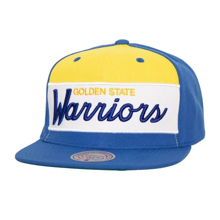 Hats and Headwear Men Mitchell and Ness Retro Sport Snapback HWC Golden State Warriors