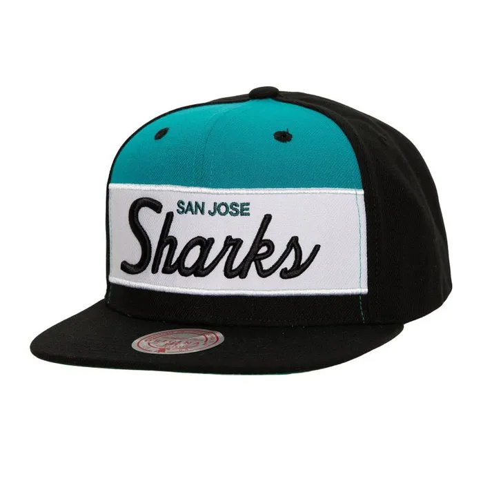 Hats and Headwear Men Mitchell and Ness Retro Sport Snapback San Jose Sharks