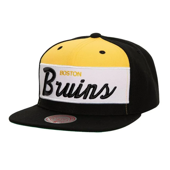 Hats and Headwear Men Mitchell and Ness Retro Sport Snapback Vntg Boston Bruins