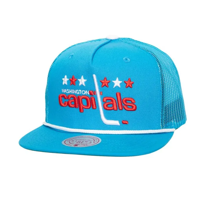 Hats and Headwear Men Mitchell and Ness Roper Trucker Vntg Washington Capitals