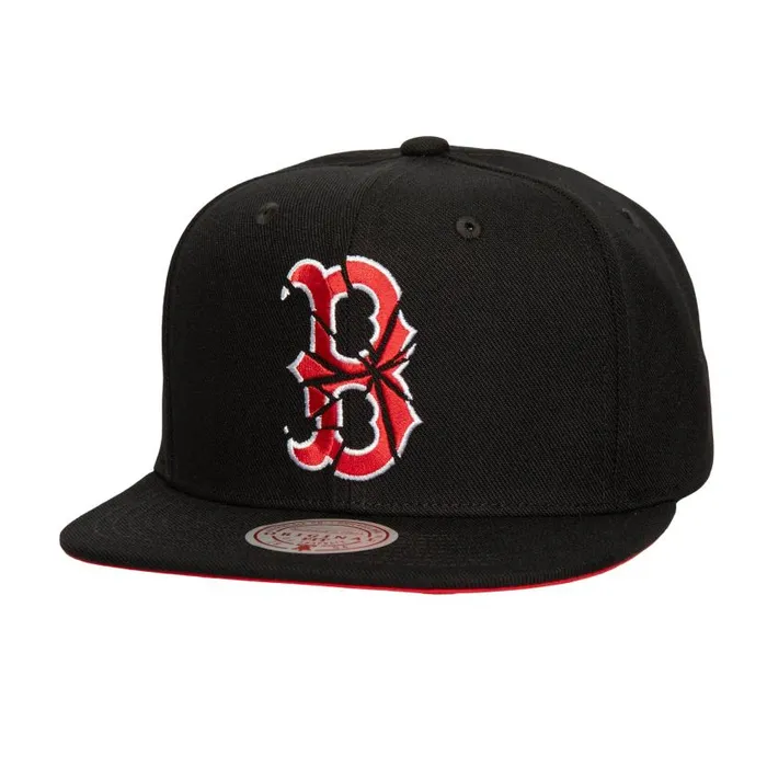 Hats and Headwear Men Mitchell and Ness Shattered Snapback Boston Red Sox