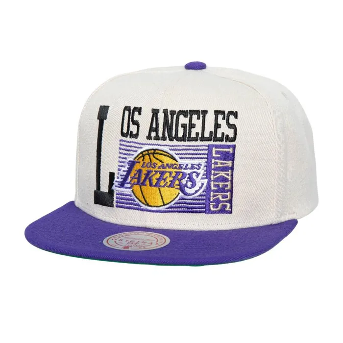 Hats and Headwear Men Mitchell and Ness Speed Zone Snapback Los Angeles Lakers