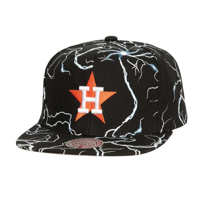 Hats and Headwear Men Mitchell and Ness Storm Season Snapback Coop Houston Astros