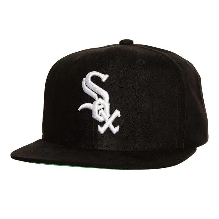 Hats and Headwear Men Mitchell and Ness Sweet Suede Snapback Chicago White Sox