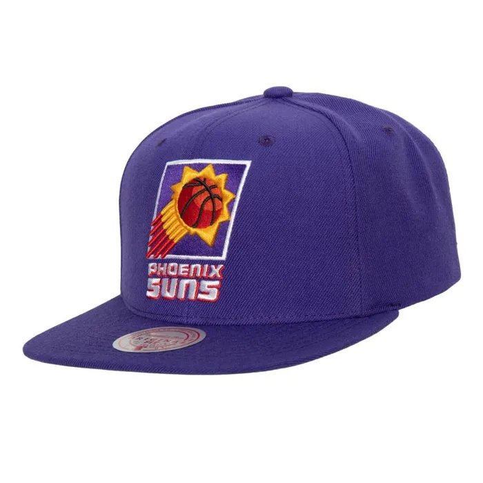 Hats and Headwear Men Mitchell and Ness Team Ground 20 Snapback HWC Phoenix Suns