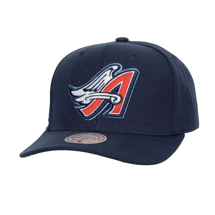 Hats and Headwear Men Mitchell and Ness Team Pro Snapback Coop Anaheim Angels