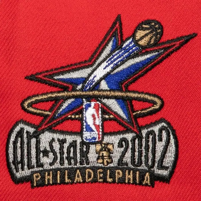 Hats and Headwear Men Mitchell and Ness Tri Cycle Fitted Hat Philadelphia 76ers Hats and Headwear Men Mitchell and Ness Tri Cycle Fitted Hat Philadelphia 76ers