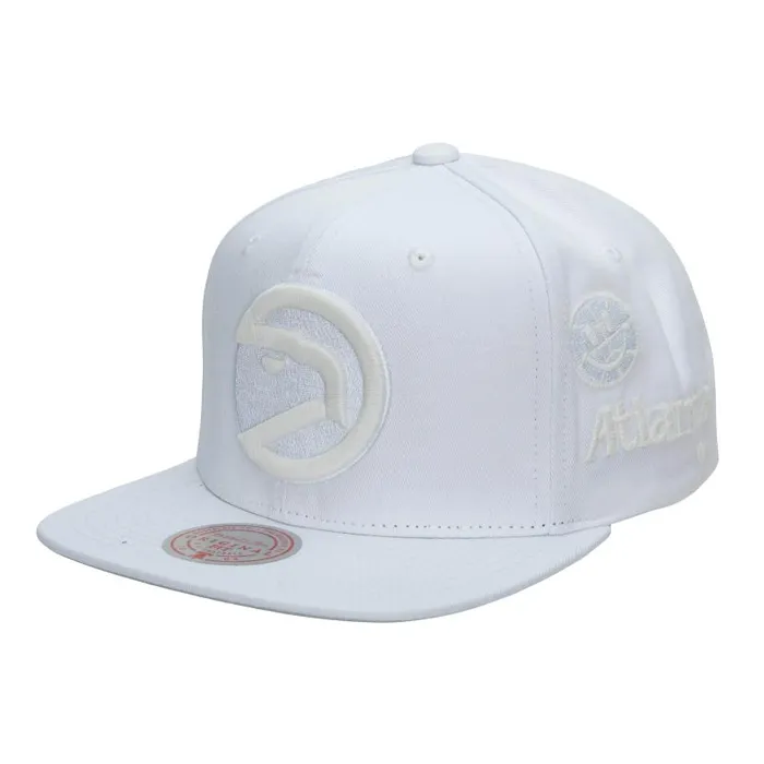 Hats and Headwear Men Mitchell and Ness UV Reactive Snapback HWC Atlanta Hawks