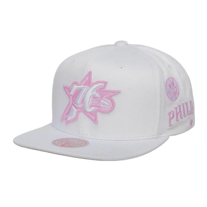 Hats and Headwear Men Mitchell and Ness UV Reactive Snapback HWC Philadelphia 76ers Hats and Headwear Men Mitchell and Ness UV Reactive Snapback HWC Philadelphia 76ers