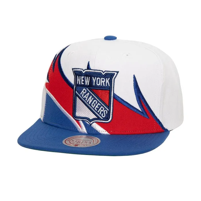 Hats and Headwear Men Mitchell and Ness Waverunner Snapback Vntg New York Rangers