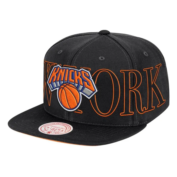 Hats and Headwear Men Mitchell and Ness Winner Circle Snapback New York Knicks
