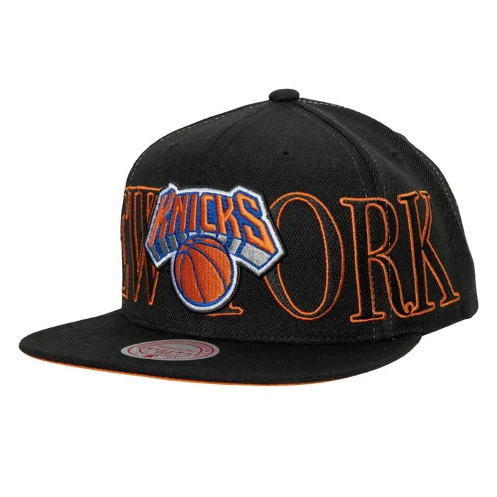 Hats and Headwear Men Mitchell and Ness Winner Circle Snapback New York Knicks