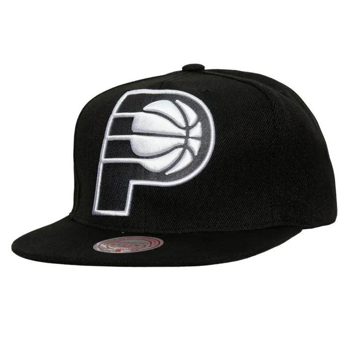 Hats and Headwear Men Mitchell and Ness XL BWG Snapback Indiana Pacers