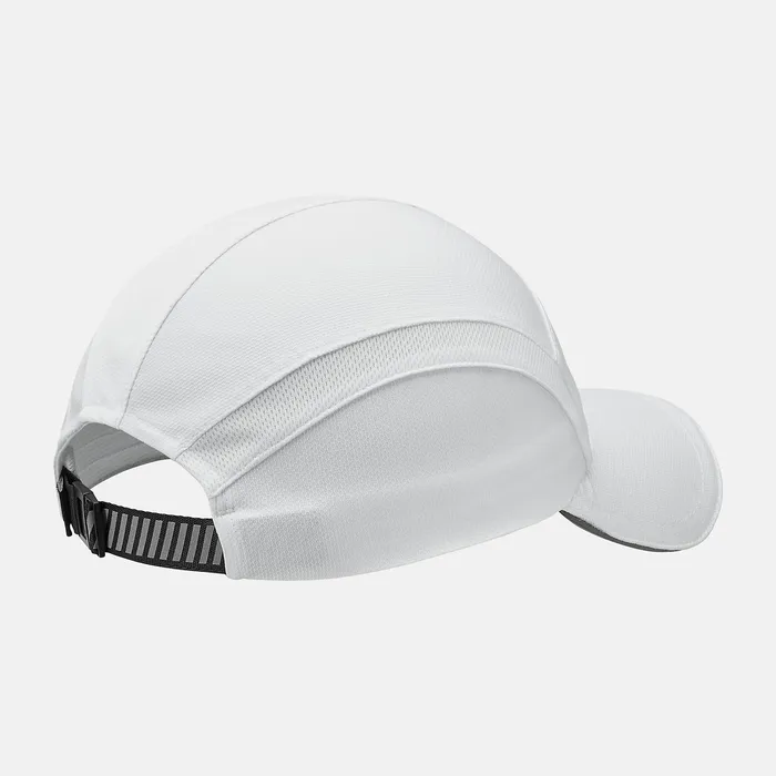 Hats MenWomen Newbalance 5 Panel Performance Hat White Hats MenWomen Newbalance 5 Panel Performance Hat White