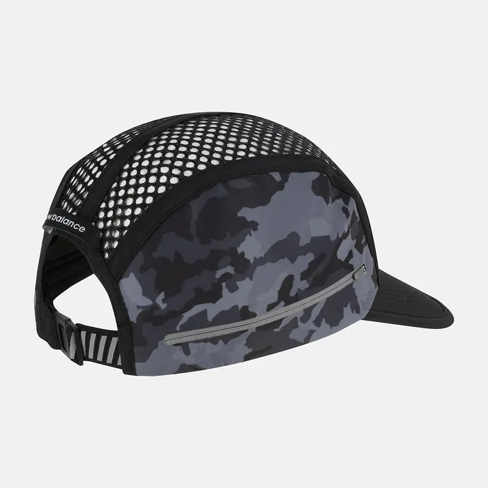 Hats MenWomen Newbalance Running Stash Hat Black Camo Hats MenWomen Newbalance Running Stash Hat Black Camo