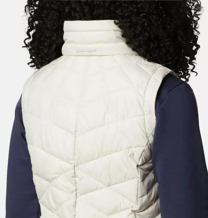 Heavenly Long Vest Chalk Womens Columbia Sportswear Vests