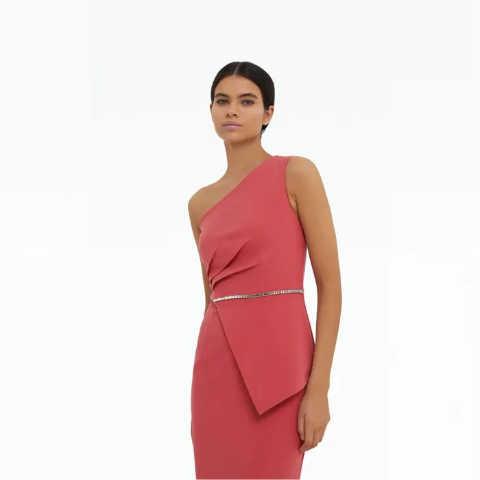Henley Terracotta Long Dress Women Safiyaa Dresses