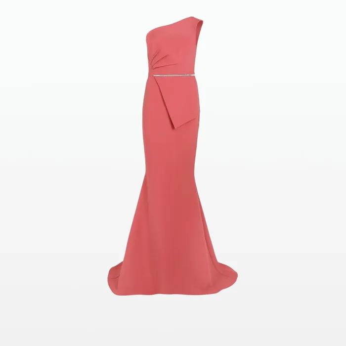 Henley Terracotta Long Dress Women Safiyaa Dresses